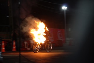 Car stunt rig